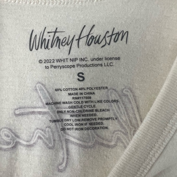 Whitney Houston ‘87 Tour Tshirt Size S - Picture 2 of 4